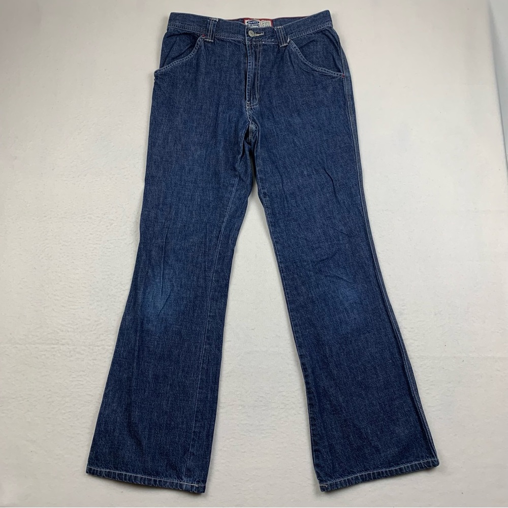 Vintage Old Navy Jeans Women 8 30x30 Blue Denim Bootcut Fit Medium Wash Mid Rise